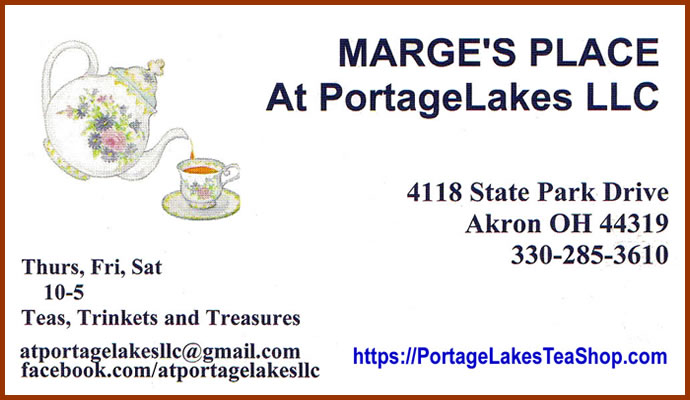 Marges Place - Portage Lakes Tea Shoppe