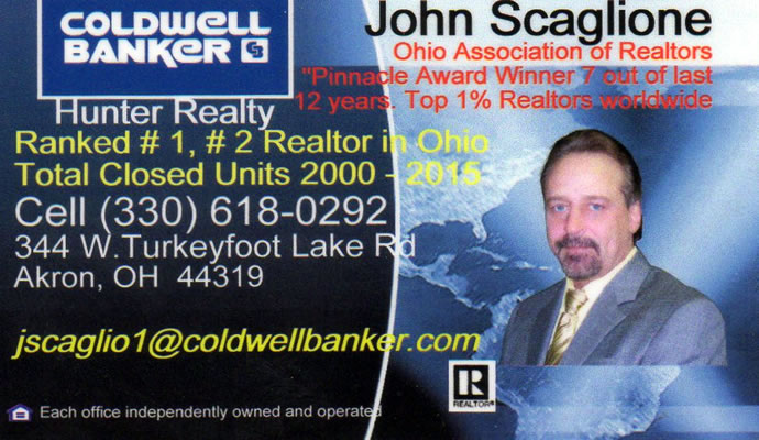 John Scaglione - Portage Lakes Realtor