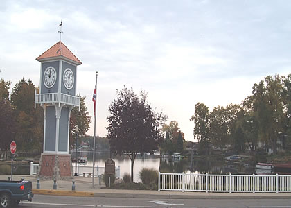 Portage Lakes OH Clock Tower